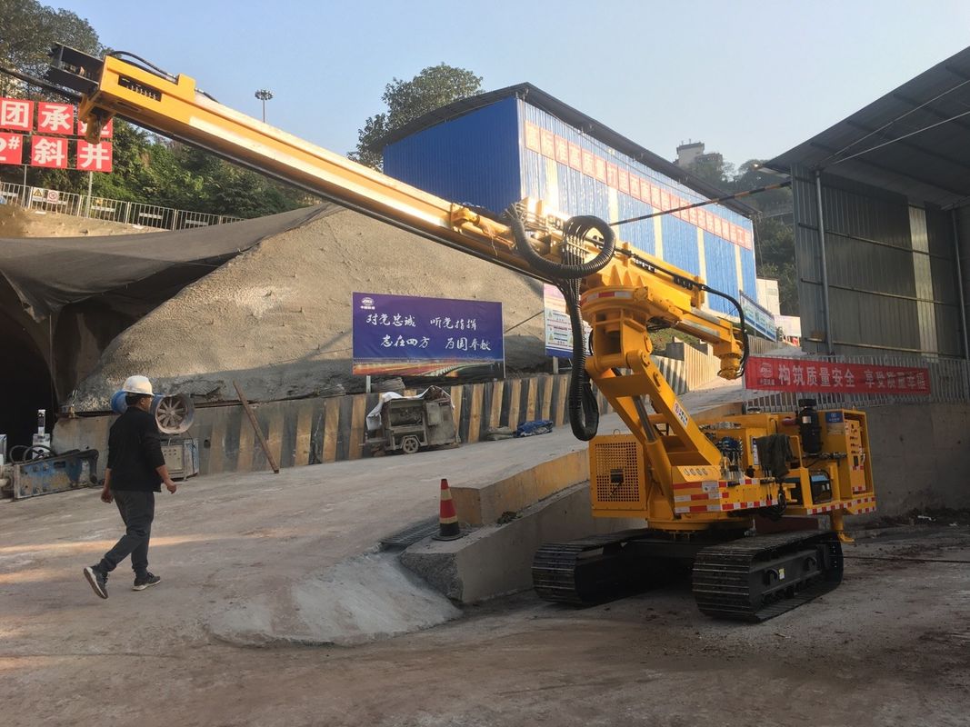 रॉकबोल्ट एंकर ड्रिलिंग रिग पूरी तरह से हाइड्रोलिक एंकरिंग रिग पानी संरक्षण के लिए इलेक्ट्रिक पावर सुरंग